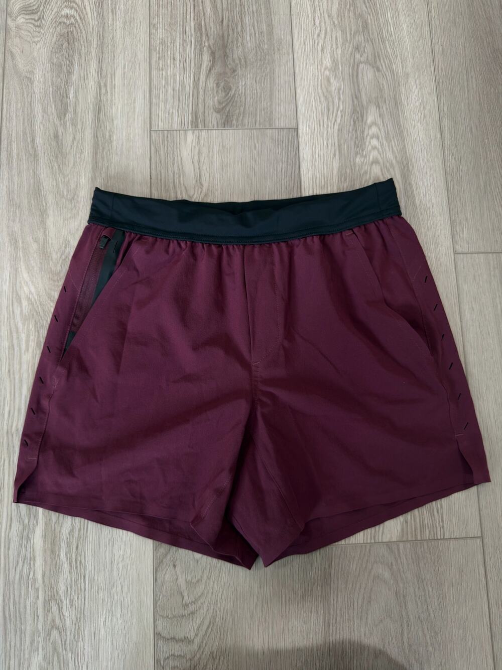 Ten Thousand Active Plum Tactical 5" Interval Running Training Shorts Unlined S